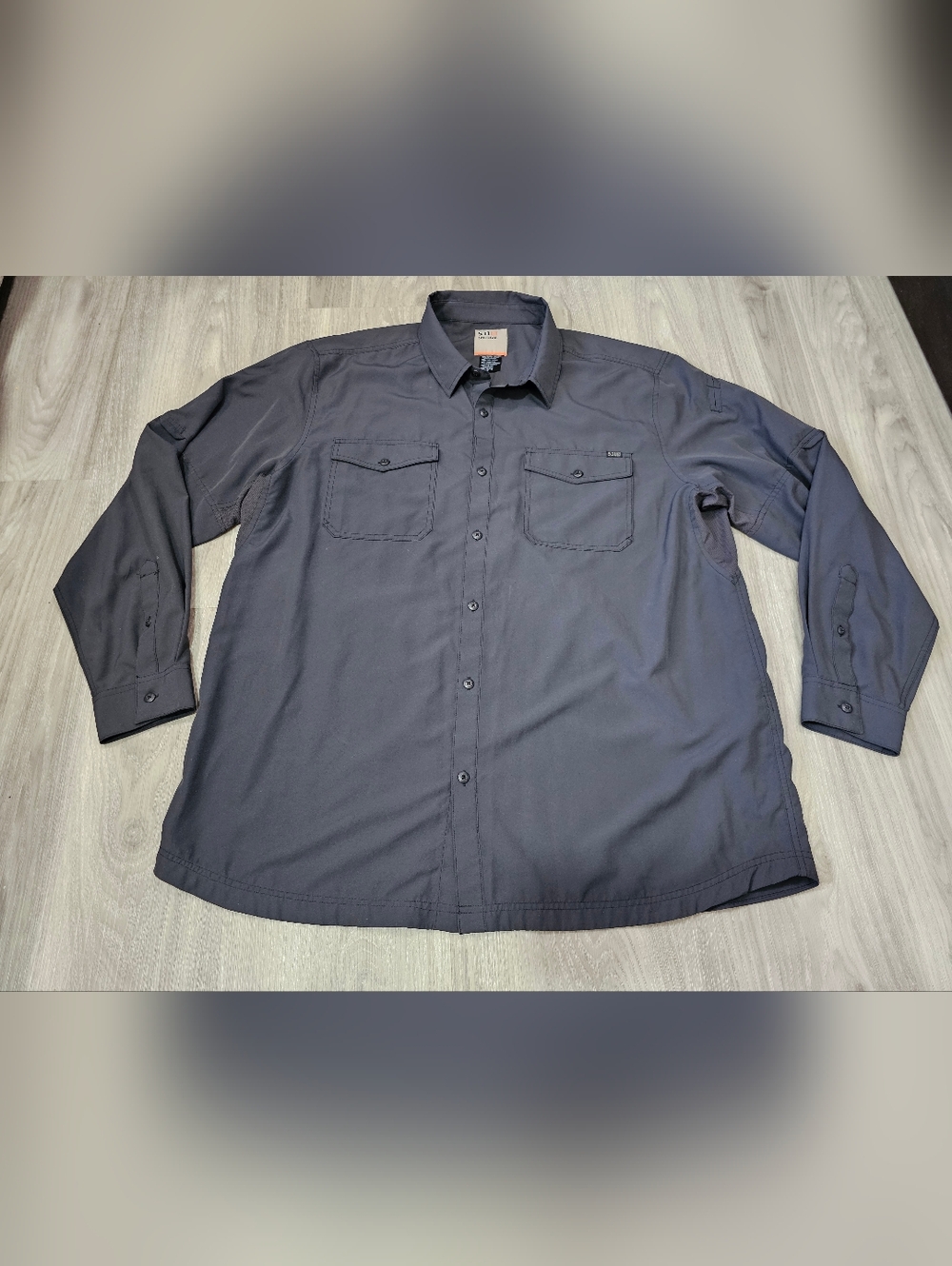 5.11 Tactical Marksman Long Sleeve Shirt Men's Volcanic Size 2XL, 50+ UPF